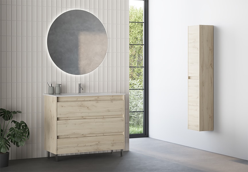 Conjunto mueble de baño Oxford Bruntec principal 2