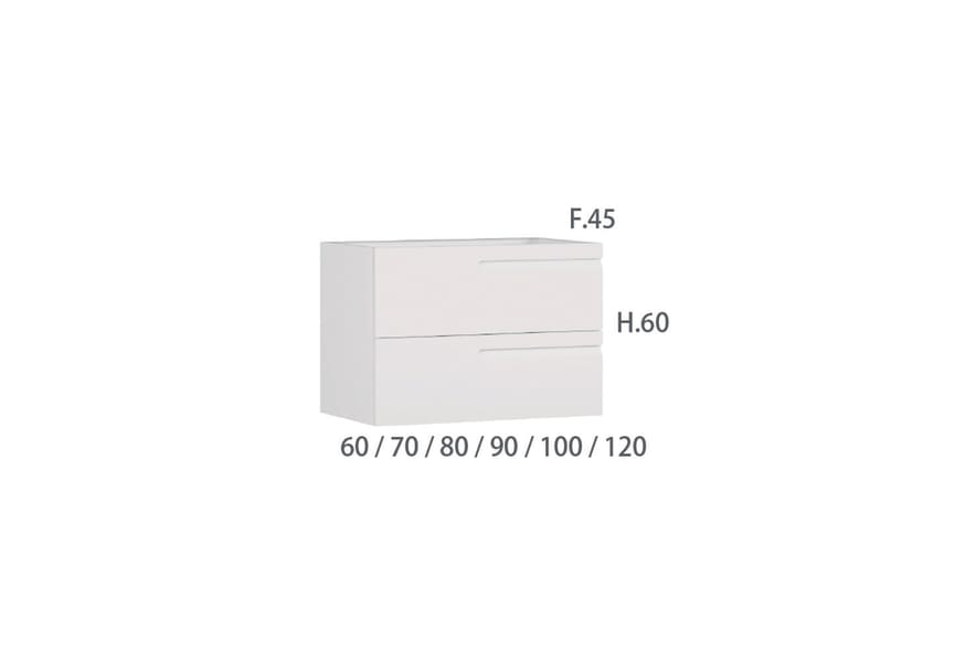 Mueble de baño Zeus Campoaras croquis 3