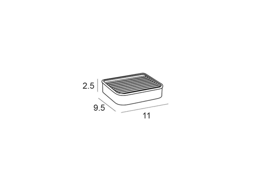 Jabonera de baño a pared Eco 6500 Manillons Torrent croquis 4