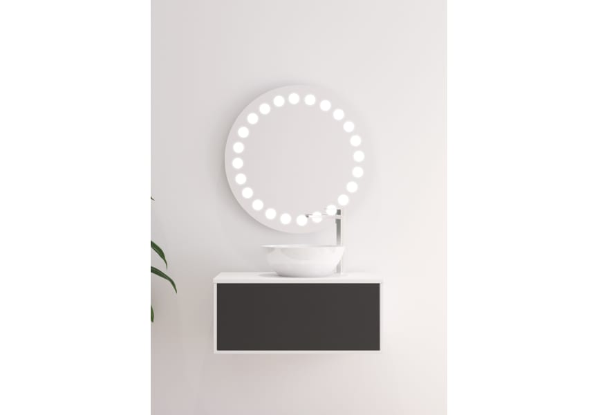 Espejo de baño con luz LED Fashion Bruntec principal 1