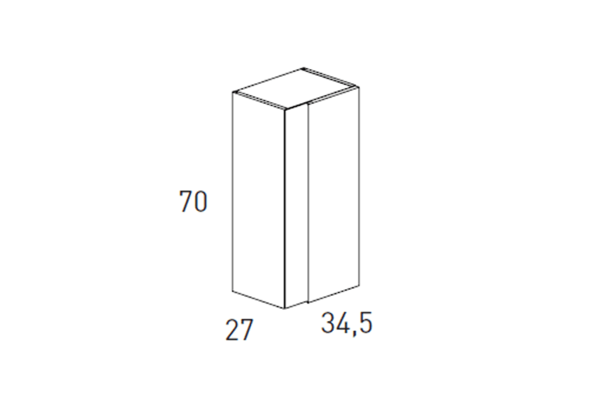 Columna de baño Vision de Viso Bath croquis 1