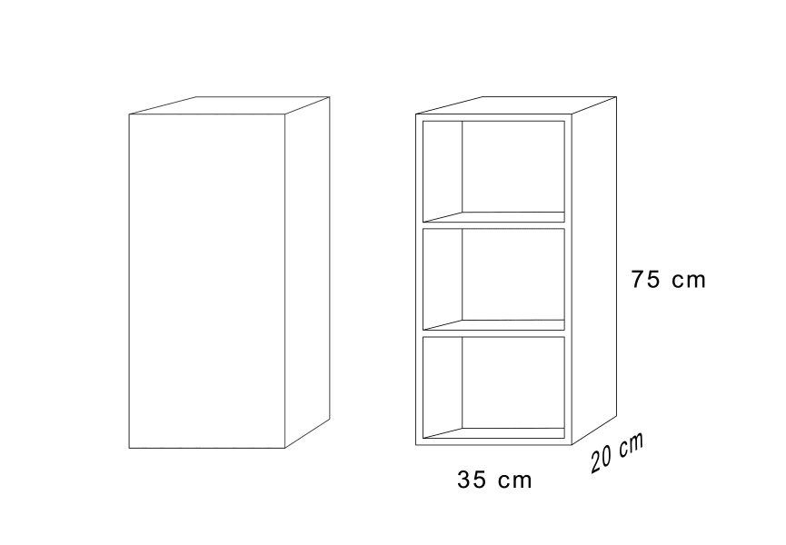 Columna de baño Lia Bruntec croquis 10