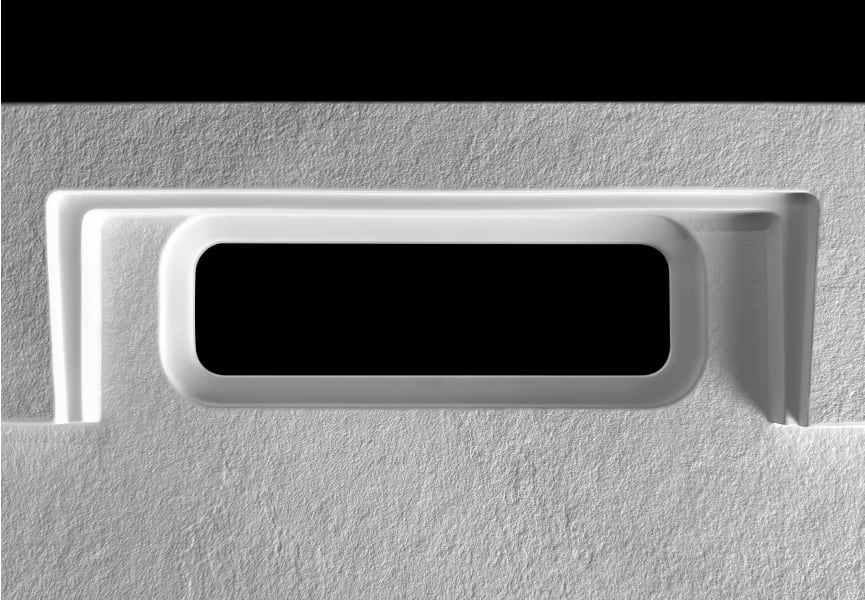 Plato de ducha de resina Fluvia de Bruntec detalle 8