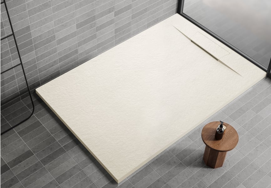 Plato de ducha de resina Fluvia de Bruntec principal 0