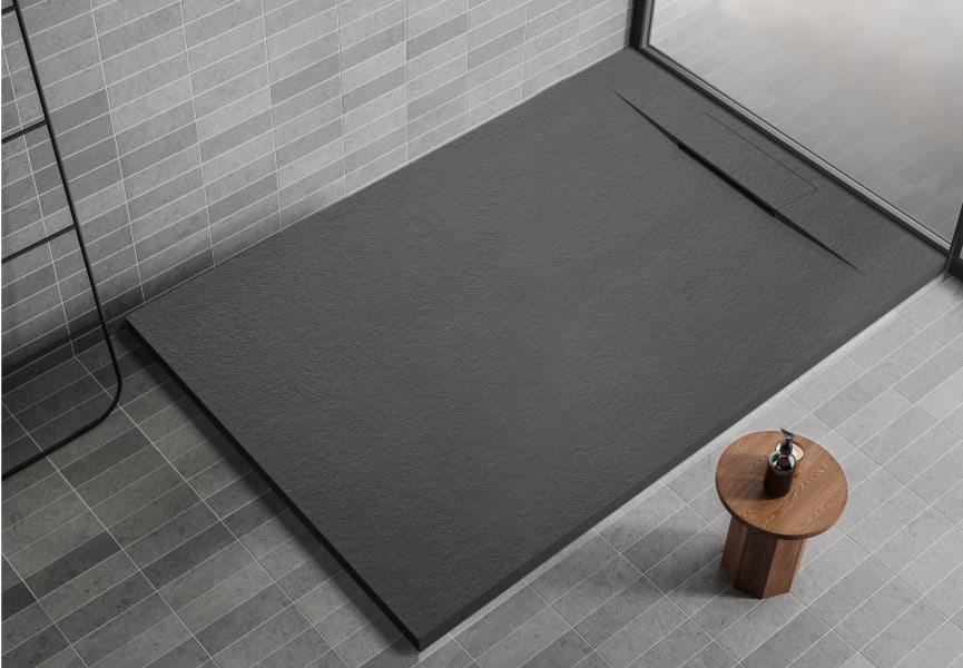 Plato de ducha de resina Fluvia de Bruntec principal 3