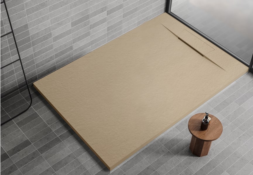 Plato de ducha de resina Fluvia de Bruntec principal 6