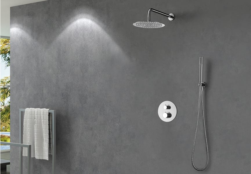 Conjunto de ducha y baño empotrado Line Imex ambiente 21
