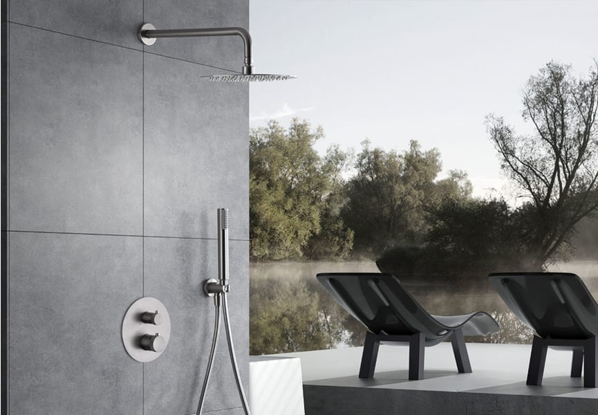 Conjunto de ducha y baño empotrado Line Imex ambiente 19