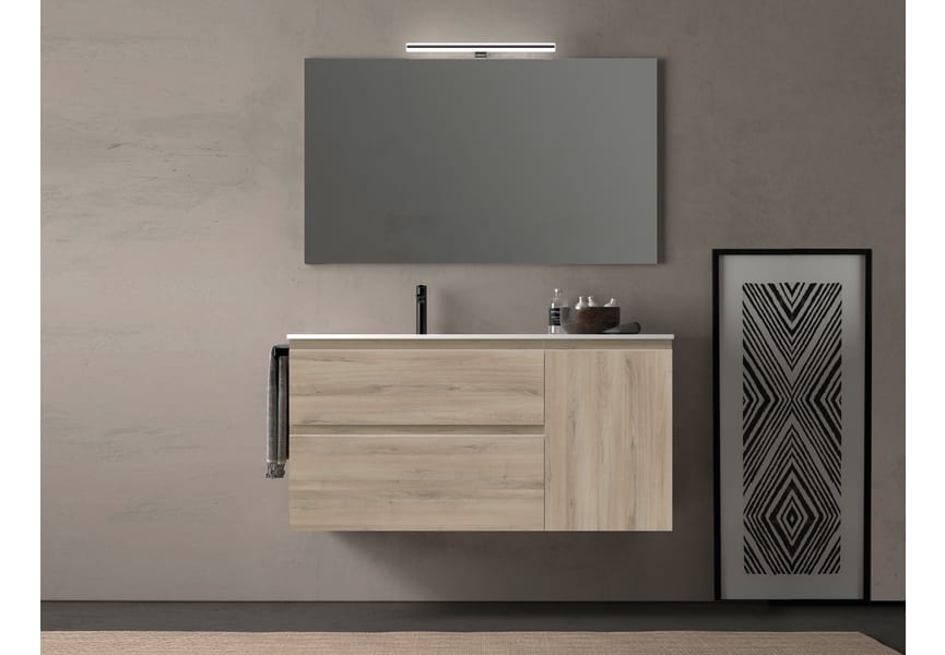 Conjunto mueble baño con lavabo Carmen madera n5 Avila Dos