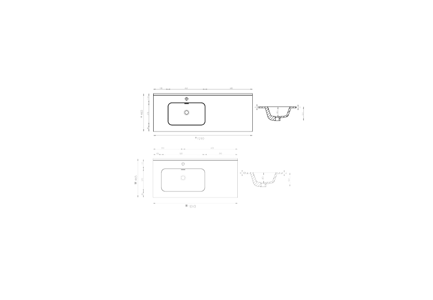 Conjunto mueble de baño Lazio Grupo Seys croquis 4