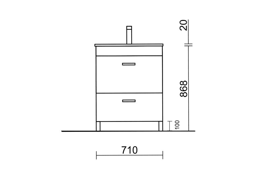 Conjunto mueble de baño fondo reducido 39 cm Salgar Almagro /  Todomueblesdebaño [2024]