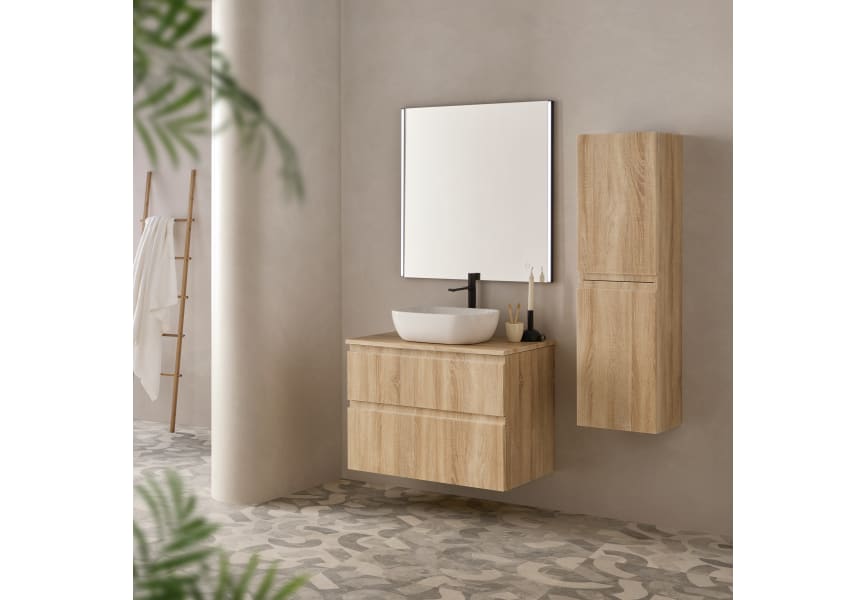 Conjunto mueble de baño con lavabo sobre encimera Nice	Sanchís principal 0