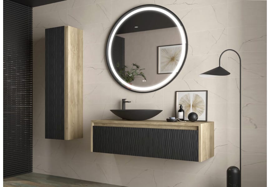 Mueble de baño Lambda con encimera de madera Coycama principal 0