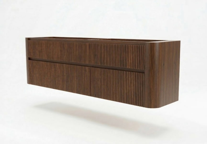 Conjunto de mueble de baño con lavabo Solid Surface Duna Bruntec principal 7