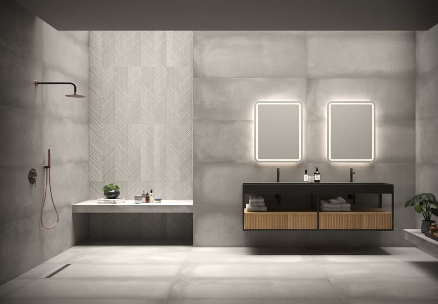 Espejo de baño con luz LED Grecia Ledimex ambiente 8