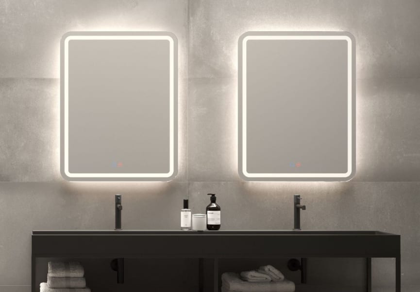 Espejo de baño con luz LED Grecia Ledimex principal 1