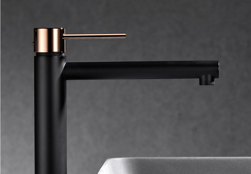 Pack Grifo de lavabo caño alto Milos Imex + Válvula click-clack ambiente 4