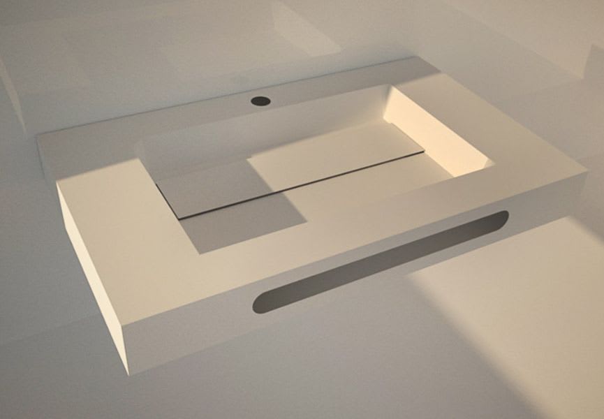 Lavabo suspendido Miami Bruntec detalle 2