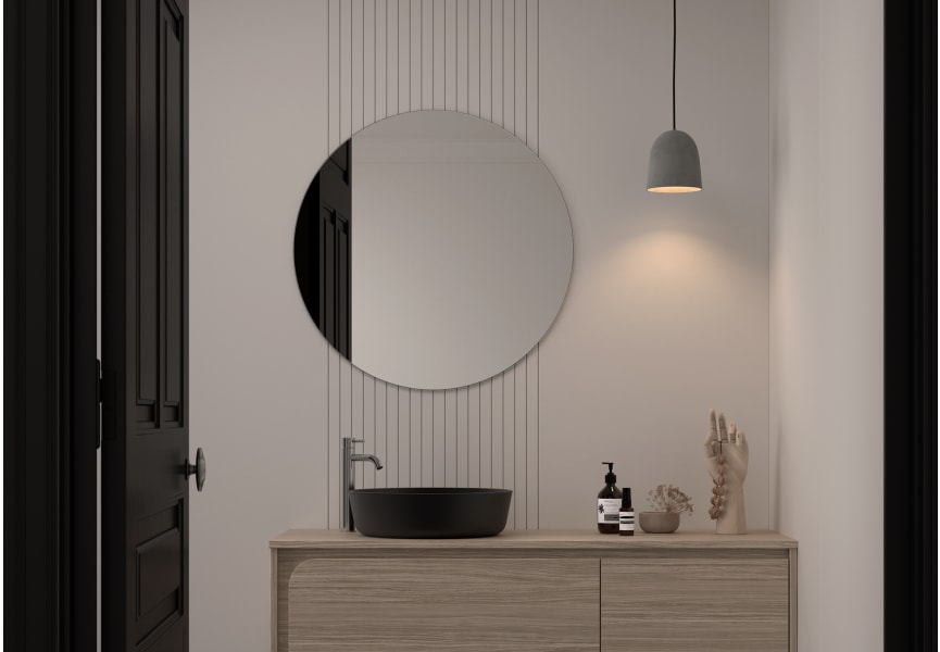 Espejo de baño Round Bruntec principal 2