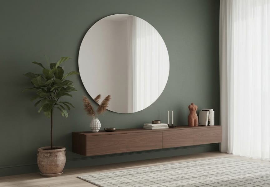 Espejo de baño Round Bruntec principal 1