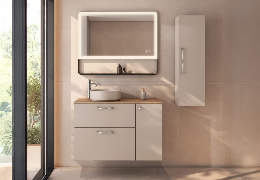 Mueble de baño con encimera de madera Verso VisoBath principal 5