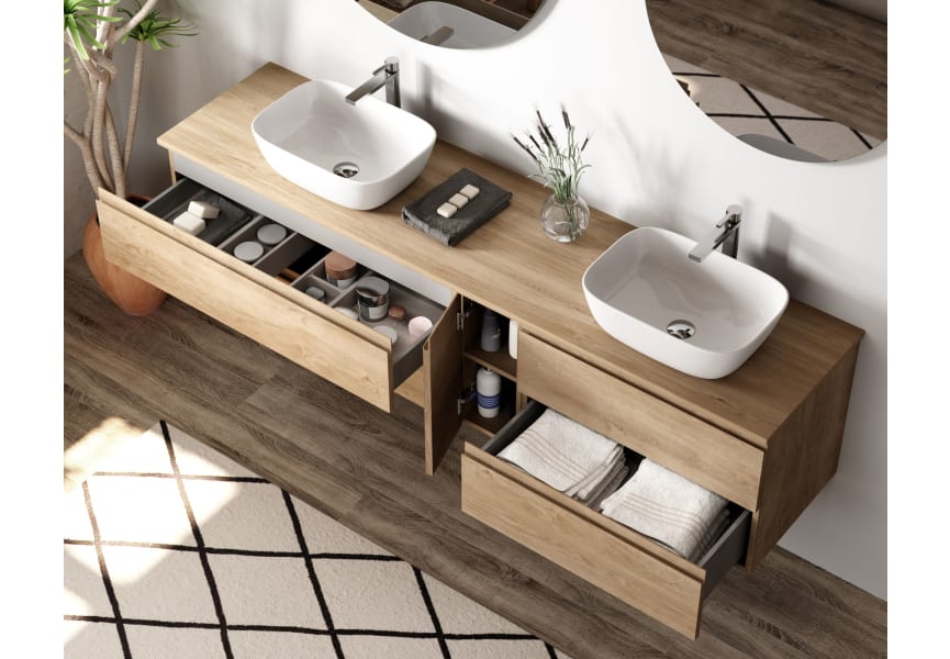 Lavabo sobre encimera Due Bruntec ambiente 6