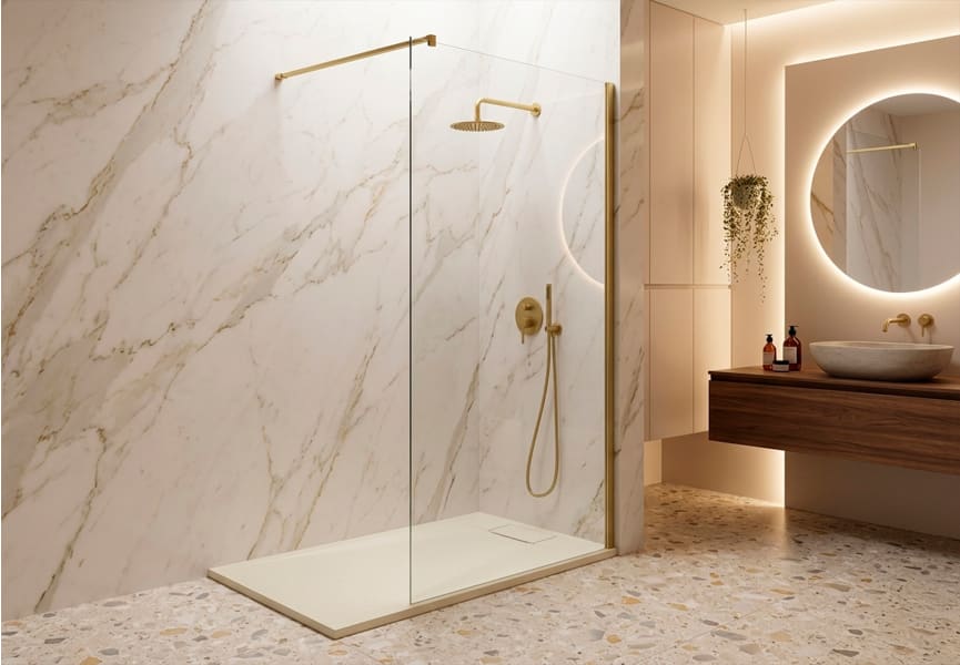 Platos de ducha de resina Mercuri Kassandra ambiente 5