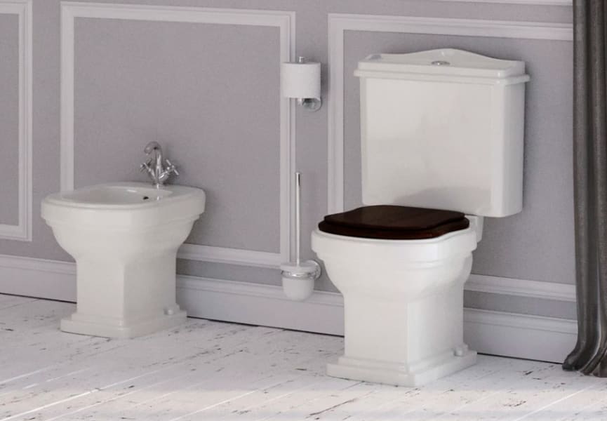 Inodoro compacto Atenas Fossil Natura con tapa ABS ambiente 9