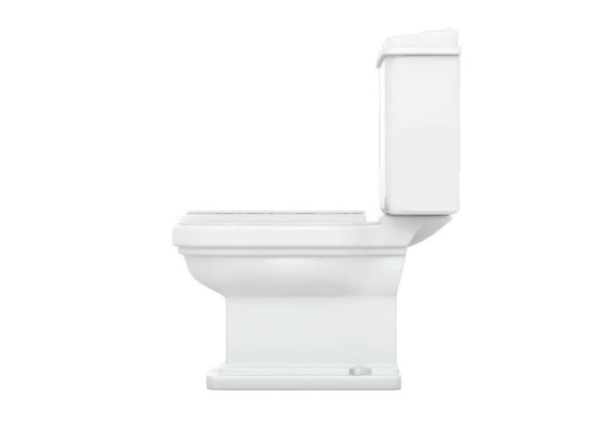 Inodoro compacto Atenas Fossil Natura con tapa ABS detalle 4