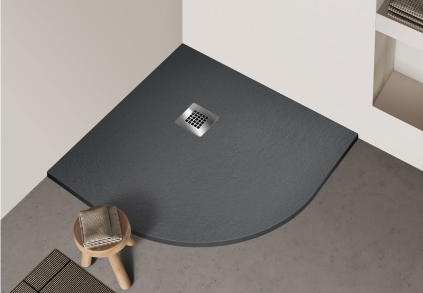 Plato de ducha de resina Orbis de Bruntec principal 6