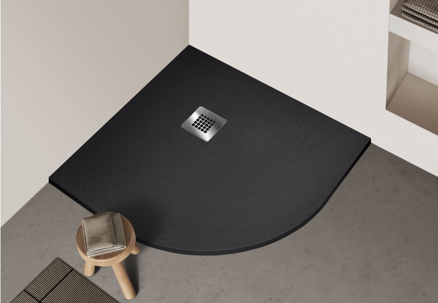 Plato de ducha de resina Orbis de Bruntec principal 4