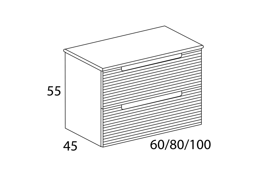 Mueble de baño Kyoto Visobath croquis 15