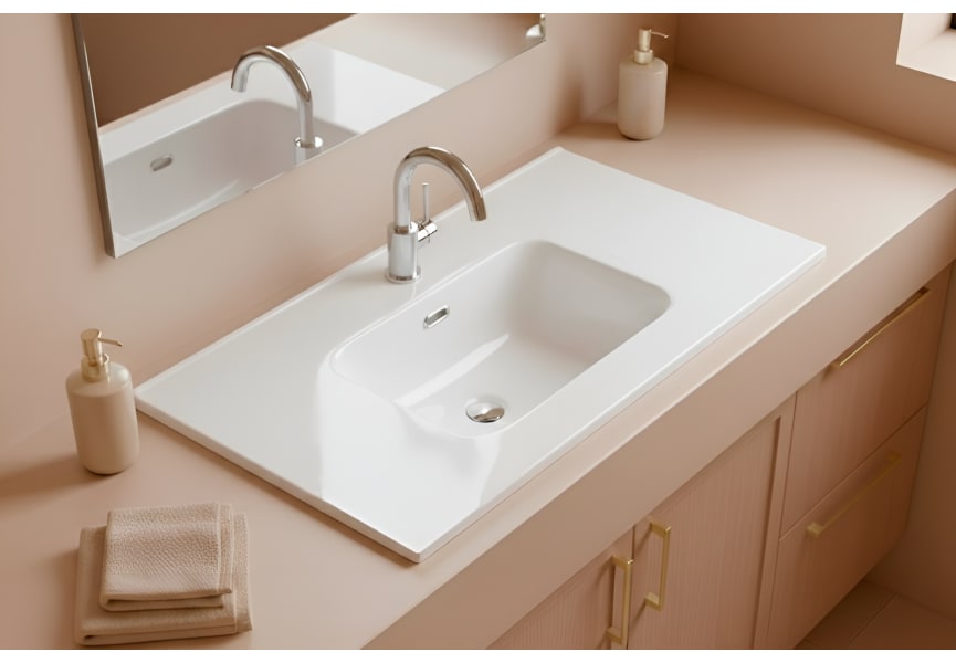 Lavabo encastrado Onix Bruntec ambiente 7