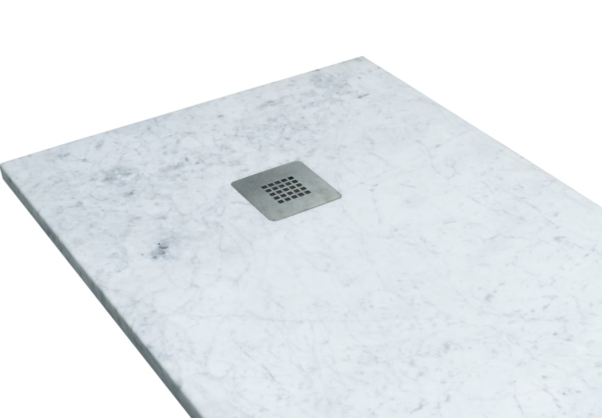 Plato de ducha Carrara Bruntec detalle 2