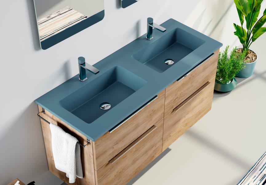 Lavabo encastrado Mara Masai Coycama detalle 15