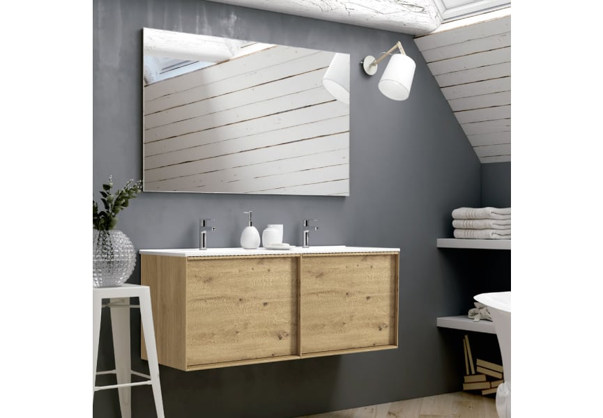 Conjunto mueble de baño Boston 3 cajones Bruntec