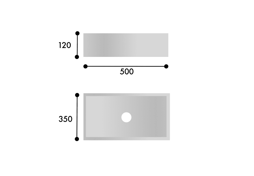 Lavabo Sobre Encimera Dana Mármol Negro