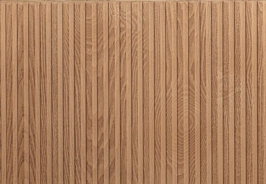 Conjunto mueble de baño madera varias medidas, maciza de fresno con lavabo Solid Suface Neo Curve Bruntec detalle 6