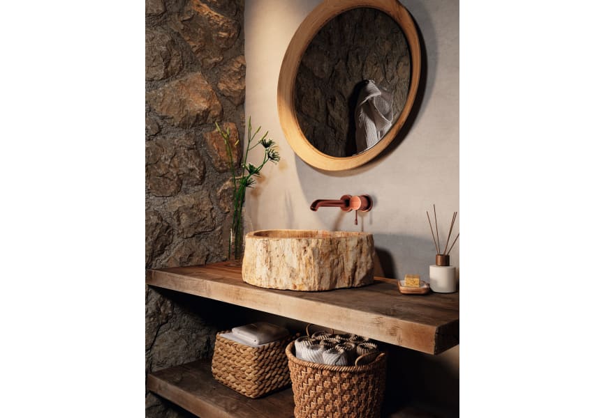 Lavabo sobre encimera Petra Art and Bath ambiente 1