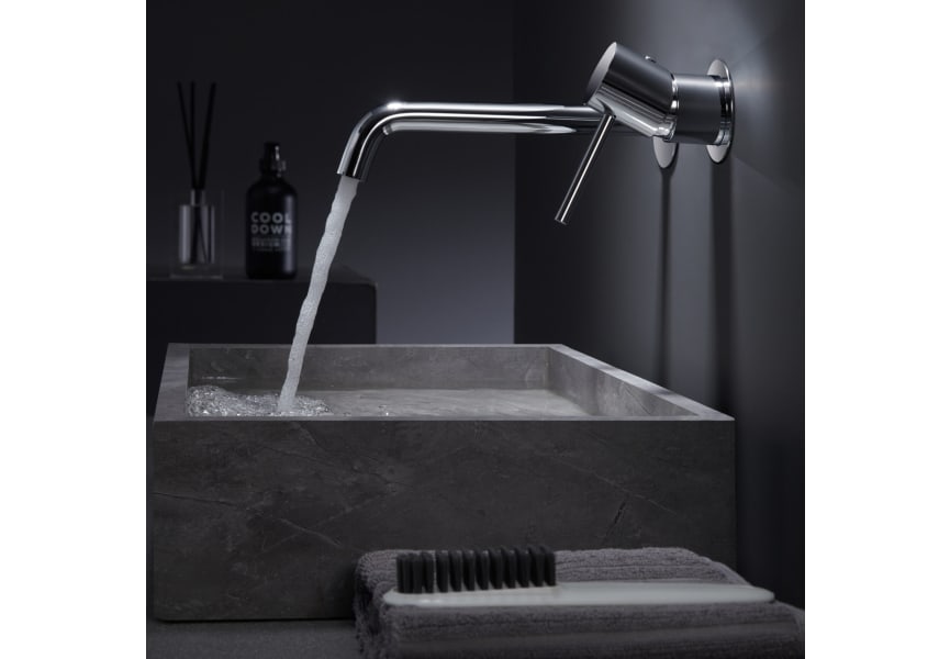 Grifo de lavabo Monza negro mate imex