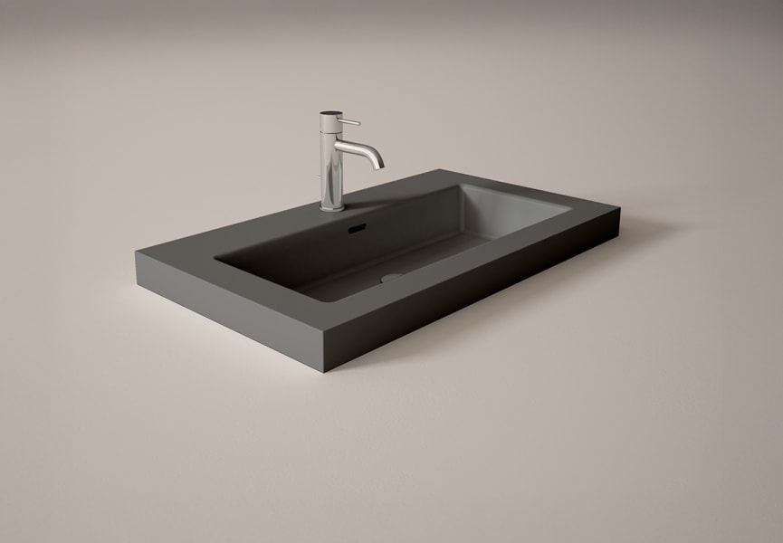 Lavabo encastrado 11.5 cm alto Nantes Visobath principal 2