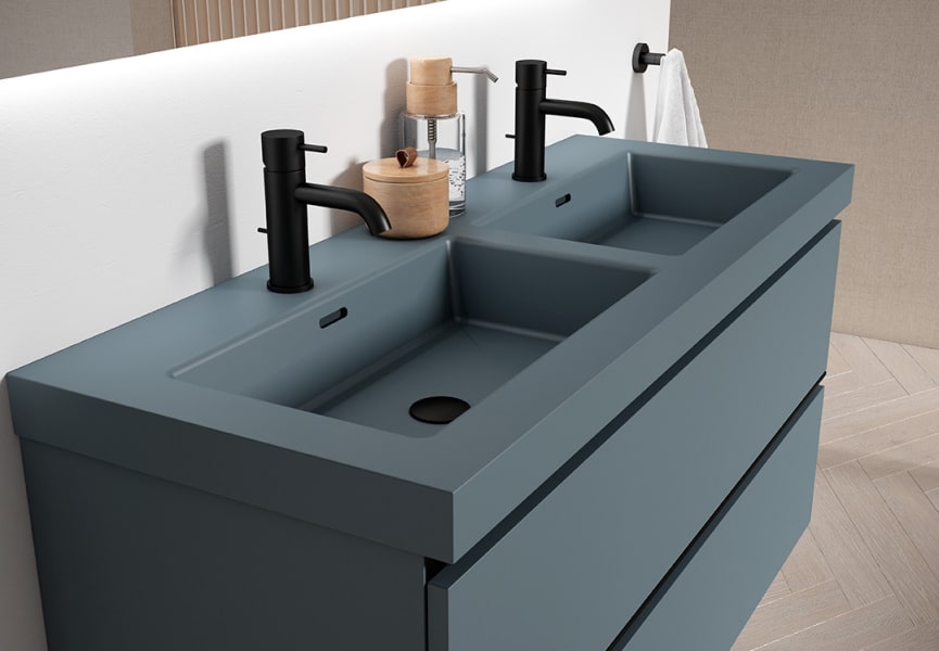 Lavabo encastrado 11.5 cm alto Nantes Visobath detalle 12