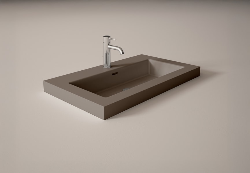 Lavabo encastrado 11.5 cm alto Nantes Visobath principal 8
