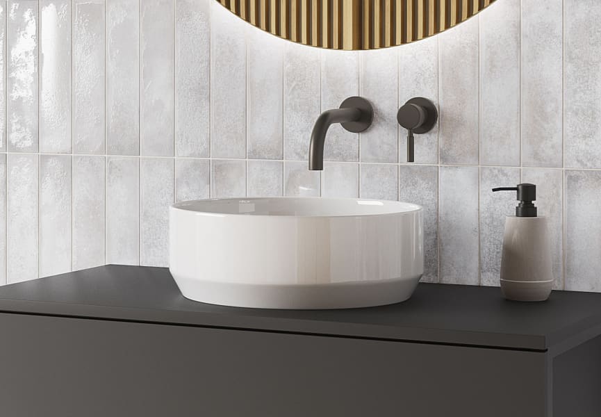 Lavabo sobre encimera Nysa Royo detalle 1