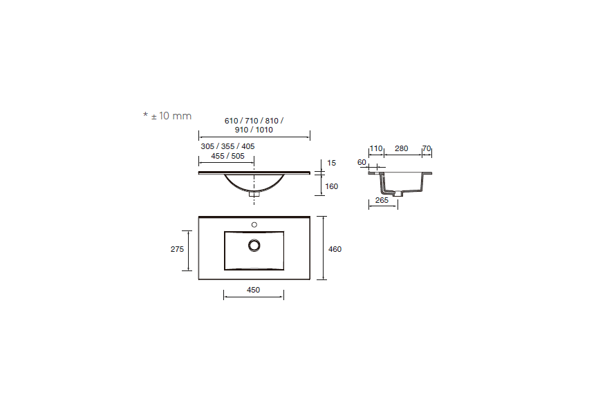 Conjunto mueble de baño Attila Salgar croquis 19