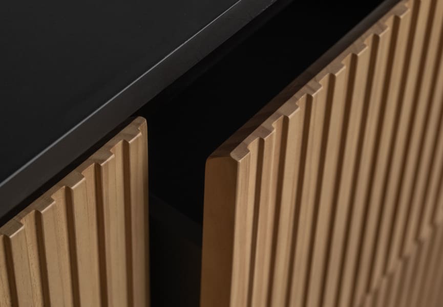 Mueble de baño con encimera de madera maciza Alpes 13 Bruntec detalle 8