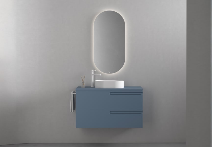 Mueble de baño con encimera de madera Econic Royo principal 4