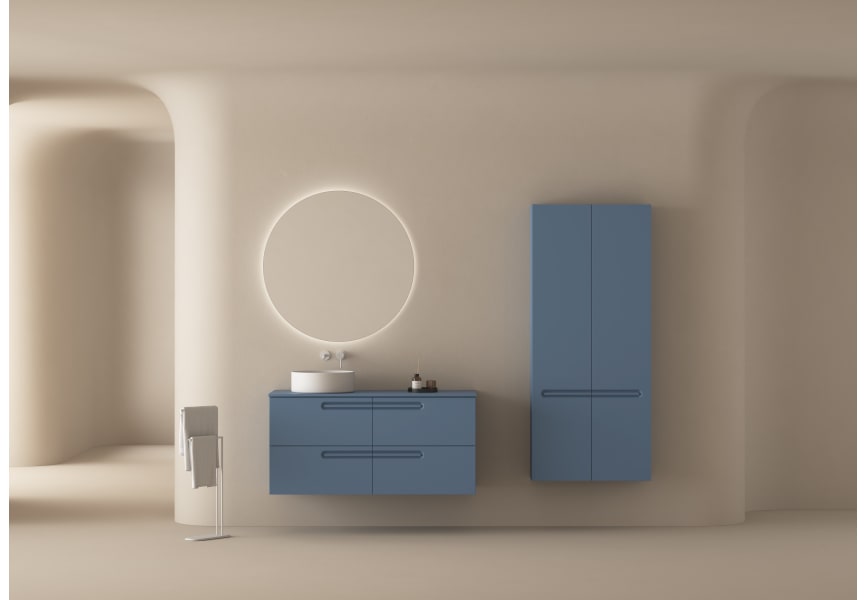 Mueble de baño con encimera de madera Econic Royo ambiente 12