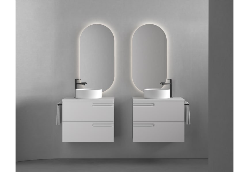 Mueble de baño con encimera de madera Econic Royo principal 2
