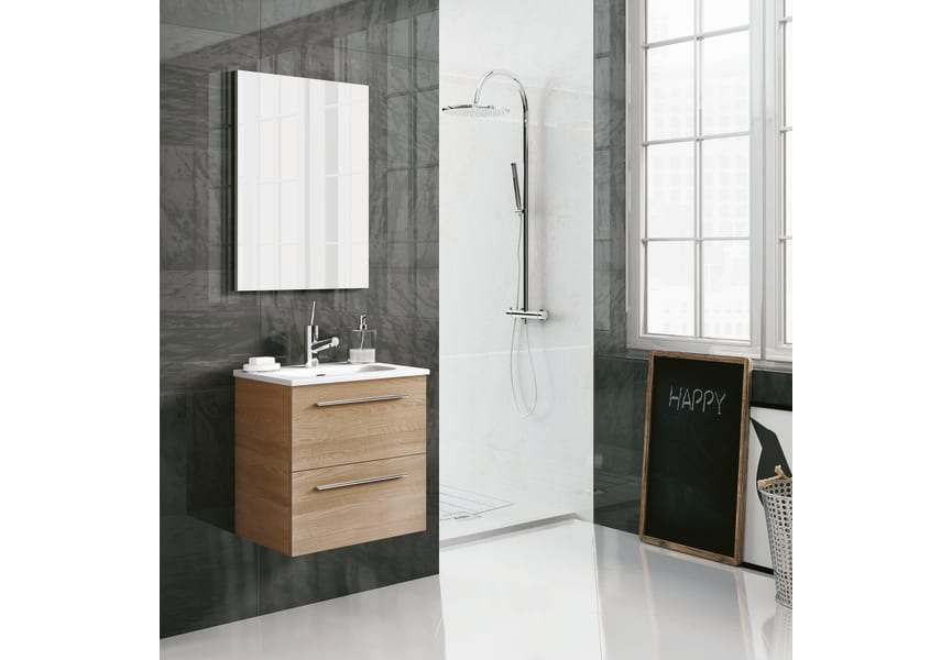 Conjunto completo mueble de baño fondo reducido 35 cm Street Royo principal 4